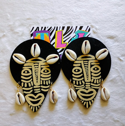 Nayla Tribecasso Earrings(MTO)- Matte finish