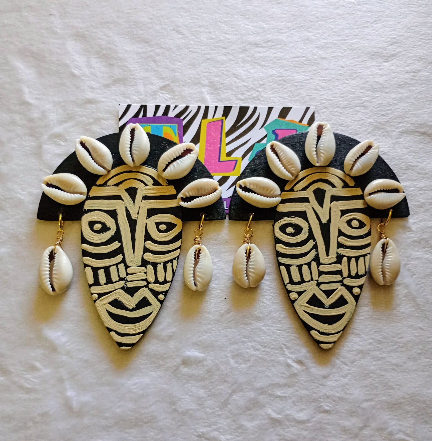 Empress Tribecasso Earrings(MTO)- Matte Finish