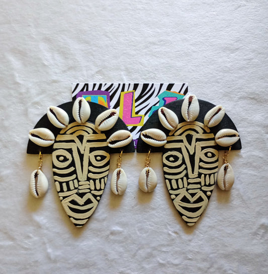 Empress Tribecasso Earrings(MTO)- Matte Finish