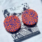 Color Block Duos Orange Earrings