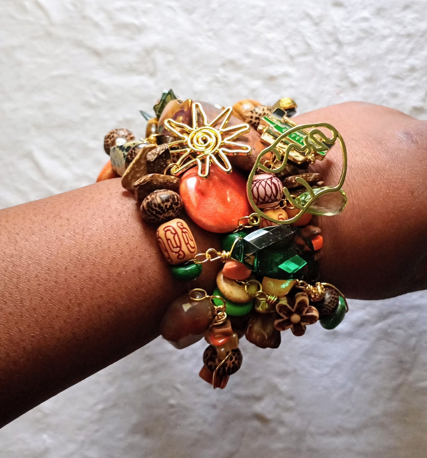 Safari Stack of 4| Size 7.75 Inch Stretchy Bracelets