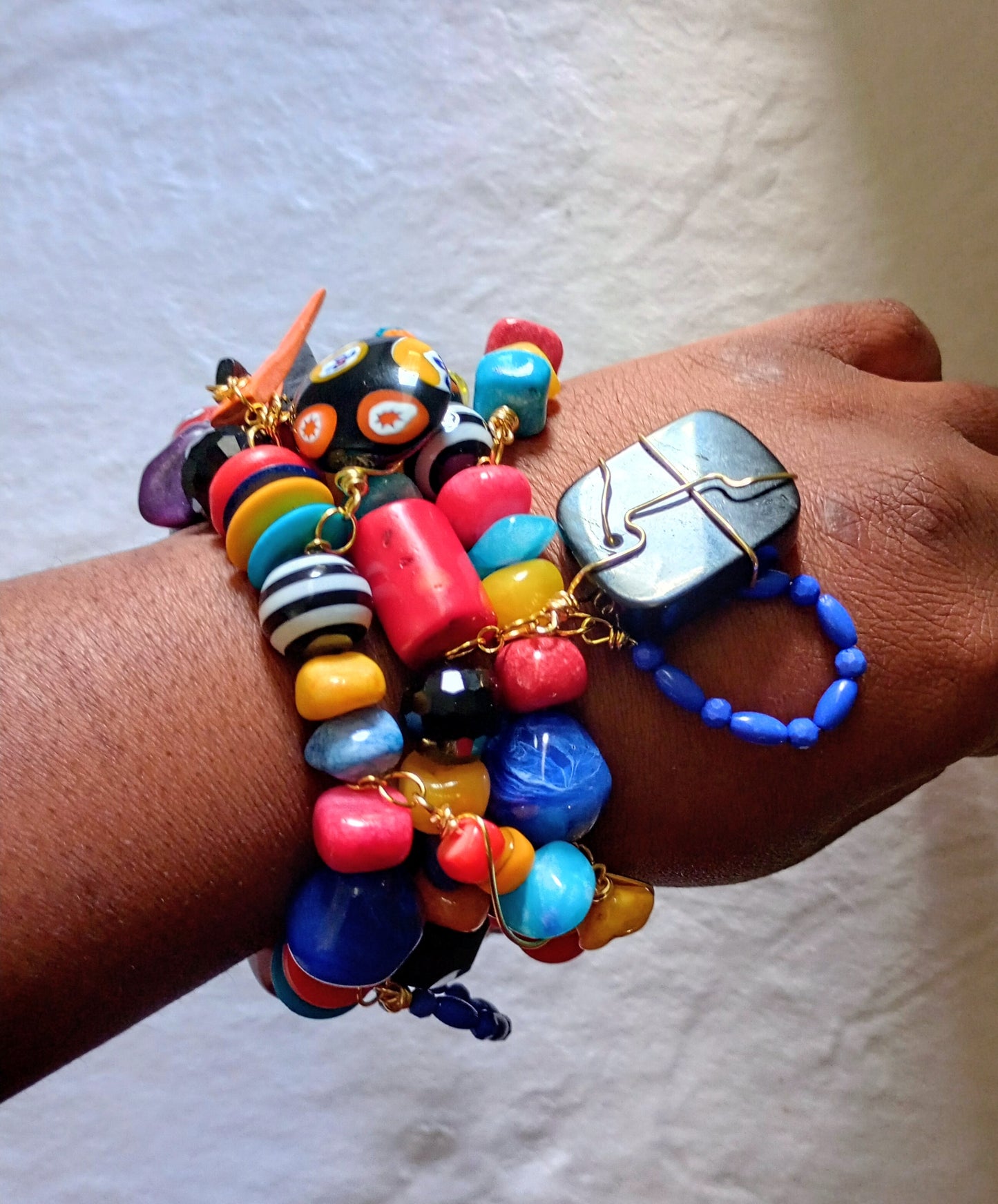 Primary Colors Stack of 3| Size 7.75 Inch Stretchy Bracelets