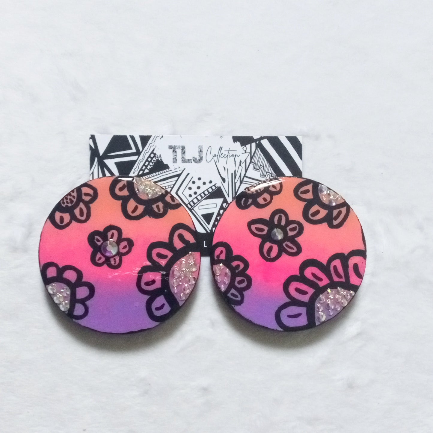 Bloom In Sunset Earrings| 2.25 Inches