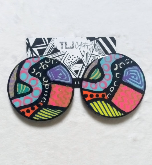 Electric Pathways 2 Earrings| 2.25 Inches