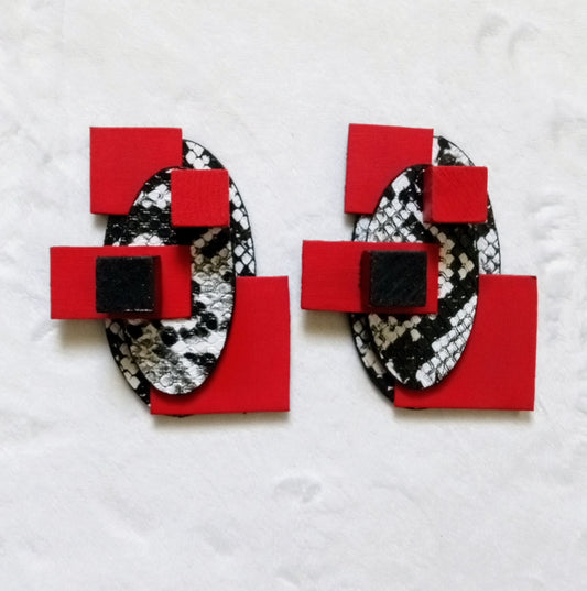 Tokyo Nights Art Deco Earrings Made To Order