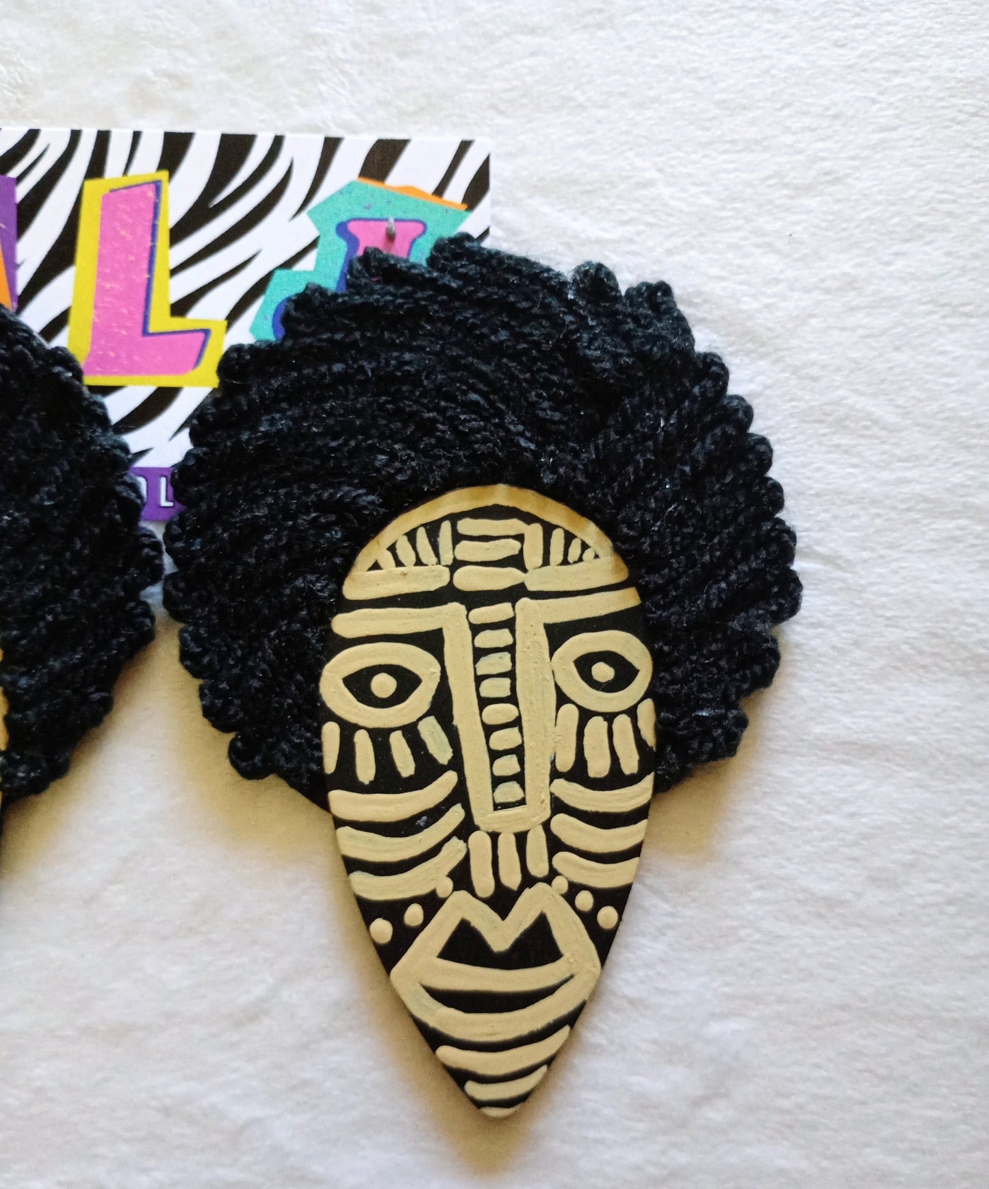 Shilah Tribecasso Statement Earrings- Matte finish