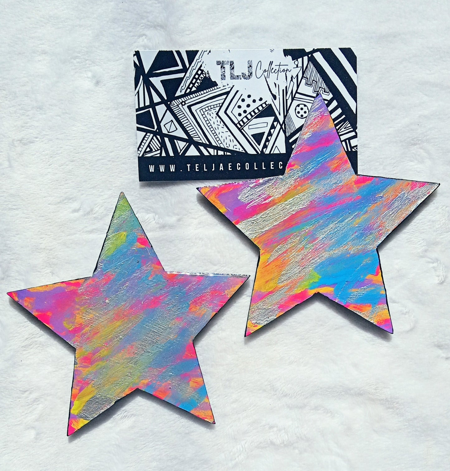 Cotton Candy Stars Earrings