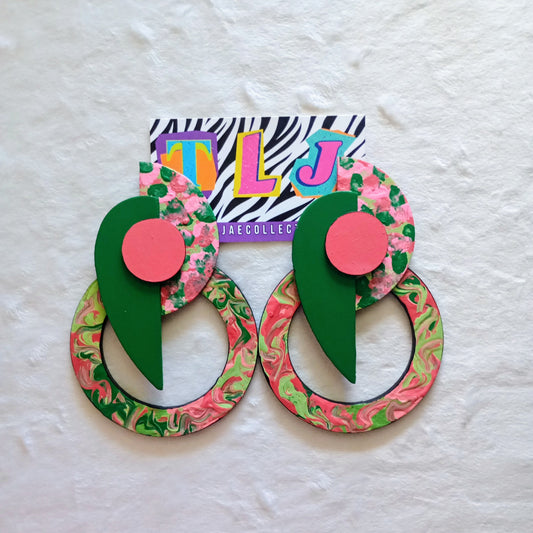 AKA Inspired Door Knockaz Earrings- Matte