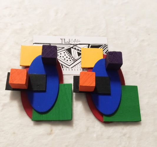The Primary Art Deco Earrings